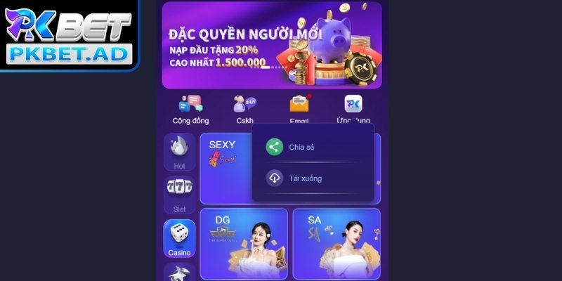 Link Vào Pkbet – Hướng Dẫn Truy Cập Nhanh Chóng An Toàn 1 Hệ thống link vào Pkbet dành cho web và ứng dụng